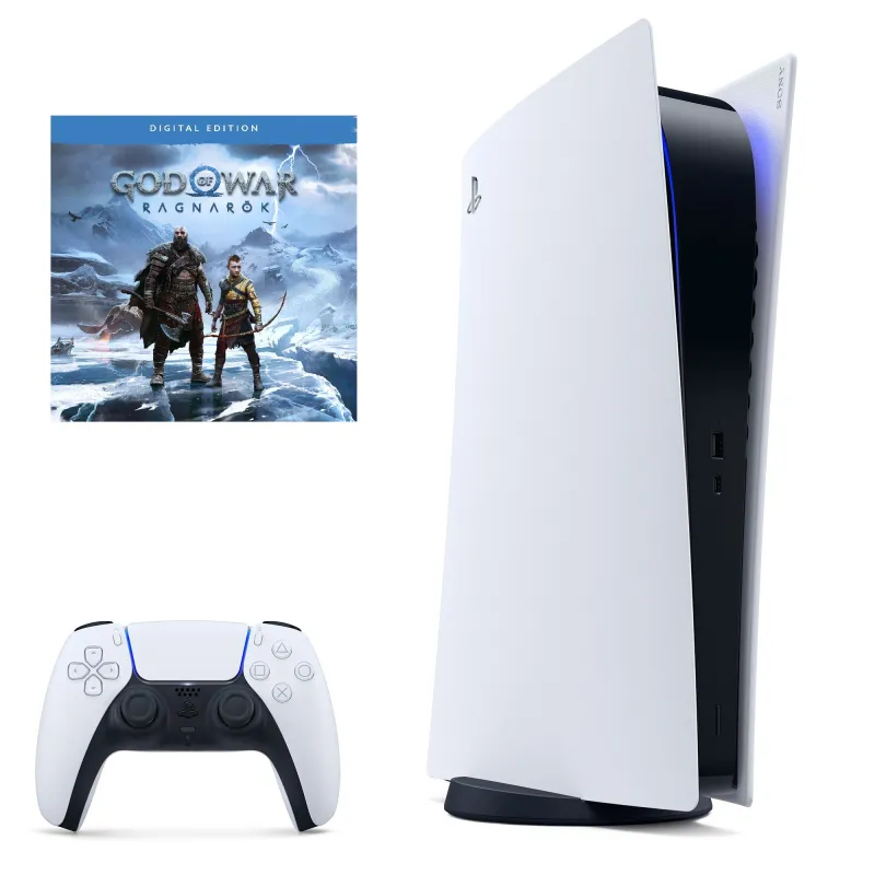 Игровая приставка Sony Playstation 5 + наушники SONY Pulse 3D Moro + God Of War: Ragnarok